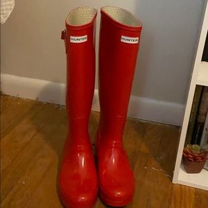 Red hunter Boots